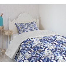 Traditional Vintage Mosaic Bedspread Set