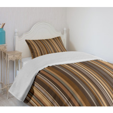 Vertical Color Lines Bedspread Set