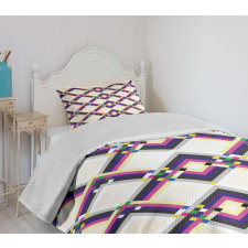 Diamond Linked Bedspread Set