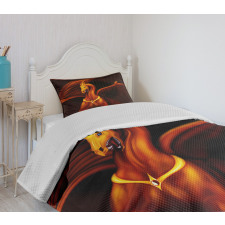 Tricorn Art Bedspread Set