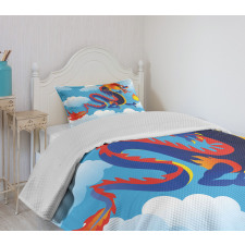 Surreal Folk Tale Art Bedspread Set