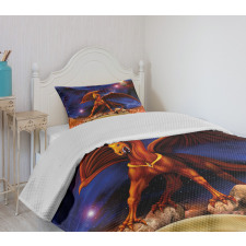 Dragon Knight Cosmos Bedspread Set