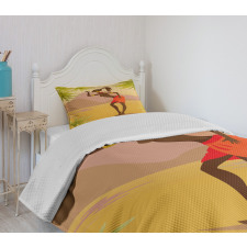 Young Girl Exotic Bedspread Set