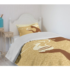 Happy Afro Lady Bedspread Set