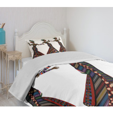 Native Costumes Bedspread Set