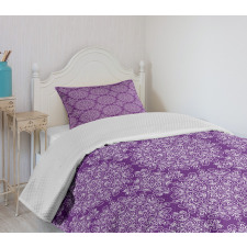 Swirl Floral Branch Bedspread Set