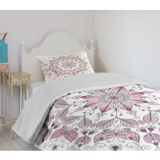 Pastel Lotus Bedspread Set