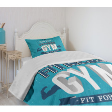 Fit Life Bodybuilding Bedspread Set