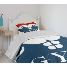 Strong Man with Biceps Bedspread Set