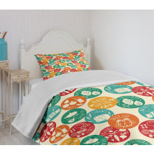 Healthy Life Bedspread Set