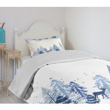 Winter Forest Bedspread Set