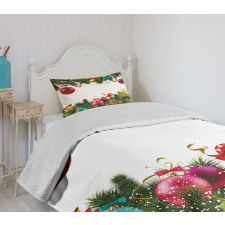 New Year Greeting Bedspread Set