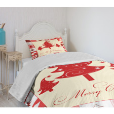 Trees Candy Stars Bedspread Set