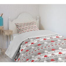 Deer Trees Borders Bedspread Set