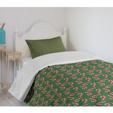 Candy Canes Bedspread Set