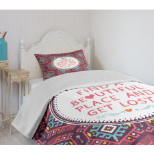 Hipster Tribal Bedspread Set