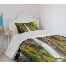 Majestic Waterfall River Bedspread Set