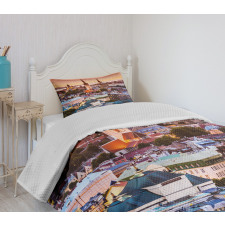 Tallinn Estonia City Bedspread Set