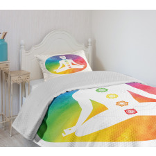 Chakra Lotus Bedspread Set