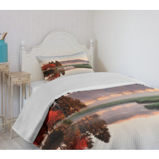 Idyllic Countryside View Bedspread Set