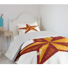 Grunge Retro Bedspread Set