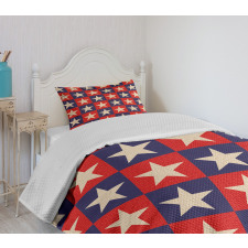 Checkered Bedspread Set