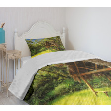 Tropic Hut Woods Bedspread Set