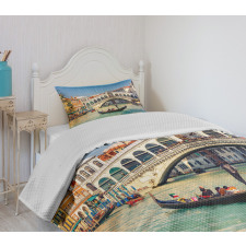 Sunny Day in City Travel Bedspread Set