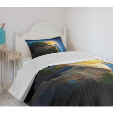 Morning Sunrise Space Bedspread Set