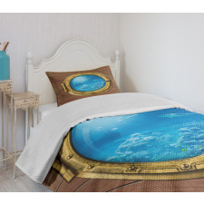 Submarine Chamber Window Bedspread Set