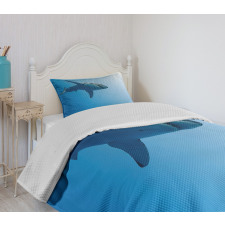 Fish in Ocean Swimming Bedspread Set