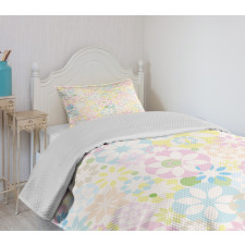 Blooming Flowers Spring Bedspread Set