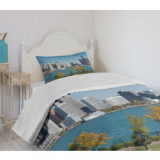 Industrial Center Bedspread Set