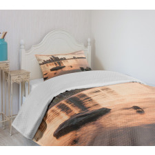 Idyllic Sunset View Bedspread Set