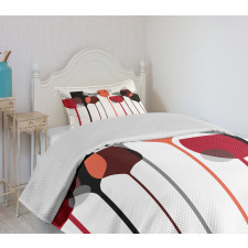 Abstract Glasses Bedspread Set