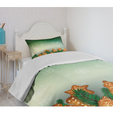 Xmas Cookies Bedspread Set