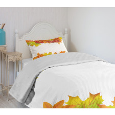 Autumn Branches Border Bedspread Set