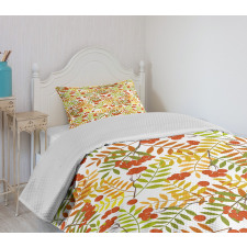 Rural Plants Wilderness Bedspread Set