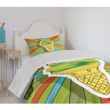 Ice Cream on a Cone Bedspread Set