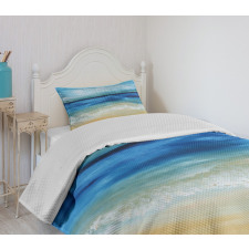 Tropical Sandy Beach Bedspread Set