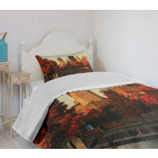 Old Port Montreal Morning Bedspread Set