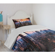 Futuristic Distant World Bedspread Set