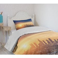 Sunrise at Los Angeles Bedspread Set