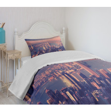 Dreamy Hong Kong Scenery Bedspread Set