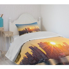 Tranquil Sunrise Midtown Bedspread Set