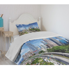 Kuala Lumpur in Clear Day Bedspread Set