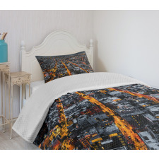 Avenues to Midtown NYC Bedspread Set