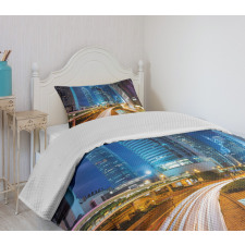 Fast Cars Hong Kong Urban Bedspread Set