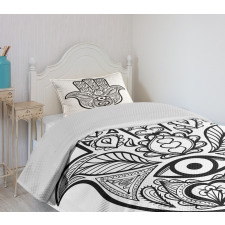 Nature Tribal Boho Art Bedspread Set