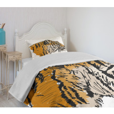 Sketch Bengal Carnivore Bedspread Set